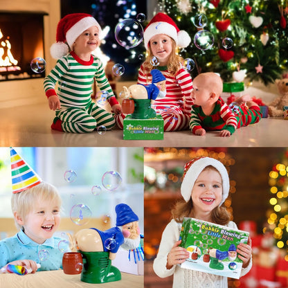 🎅TLOPA® Bubble Blowing Santa With Music & Flashing Lights🫧