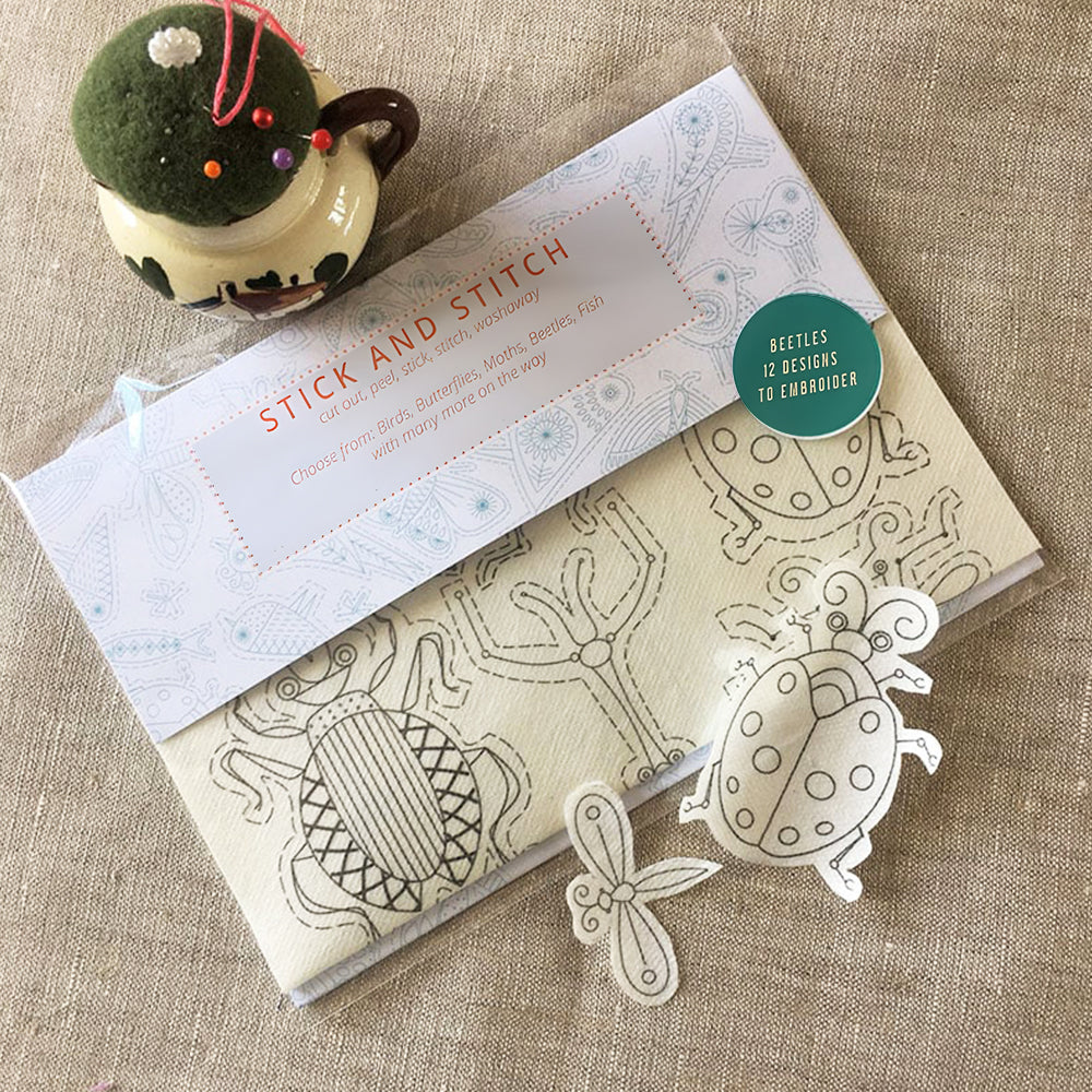 DIY Water Soluble Embroidery Transfers