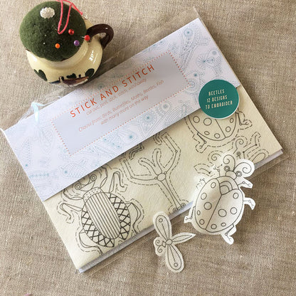 DIY Water Soluble Embroidery Transfers