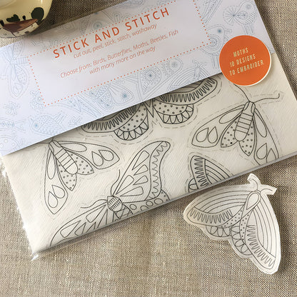 DIY Water Soluble Embroidery Transfers