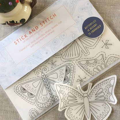 DIY Water Soluble Embroidery Transfers