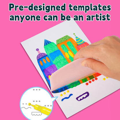 20Pcs DIY Rainbow Scratch Art