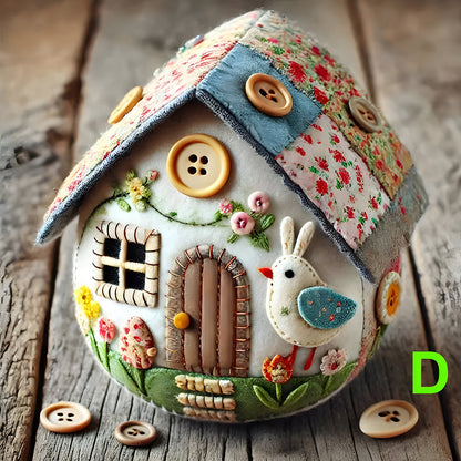[Handmade] 🏡🥚Patchwork Felt Egg House DIY Kit