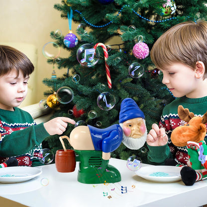 🎅TLOPA® Bubble Blowing Santa With Music & Flashing Lights🫧