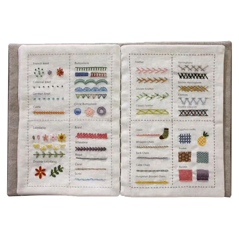 All-Scenario Embroidery Stitch Book Kit