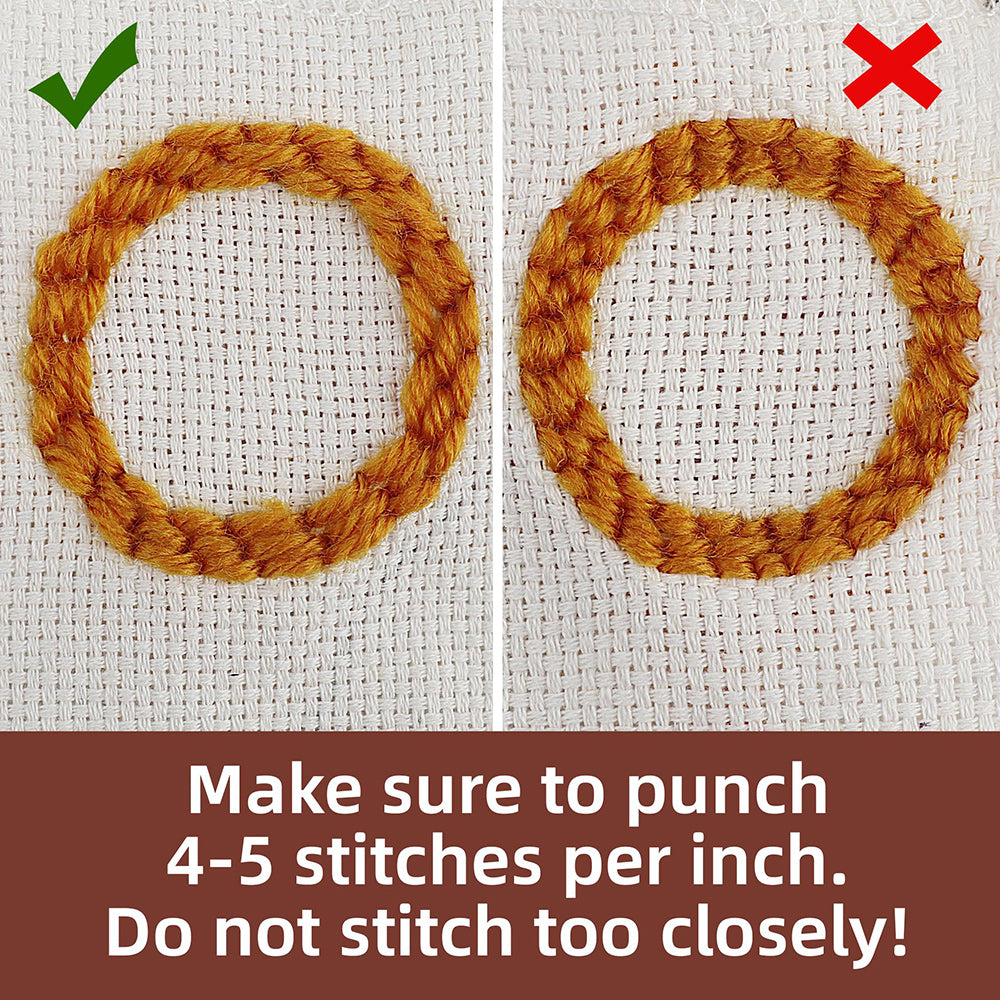 Fruit Punch Needle Coasters Kits 6 Pack