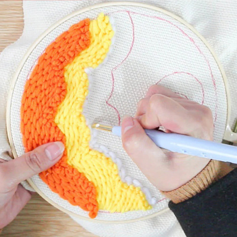 Fruit Punch Needle Coasters Kits 6 Pack